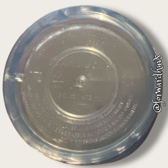 Starbucks 16oz Light Blue Swirl Cold Cups Without Straw - Picture 7 of 11